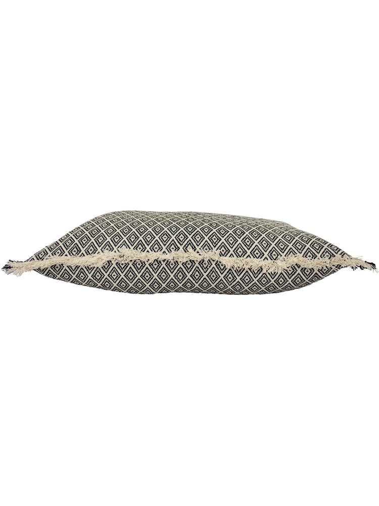 Riva Paoletti Monochrome Tangier Woven Rectangular Polyester Filled Cushion - Image 3 of 3