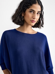 Phase Eight Blue Cristine Knit Jumper - Image 4 of 6