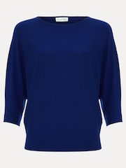 Phase Eight Blue Cristine Knit Jumper - Image 6 of 6