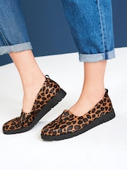 Animal Leather Forever Comfort® Motion Flex Slip-On Shoes - Image 1 of 5