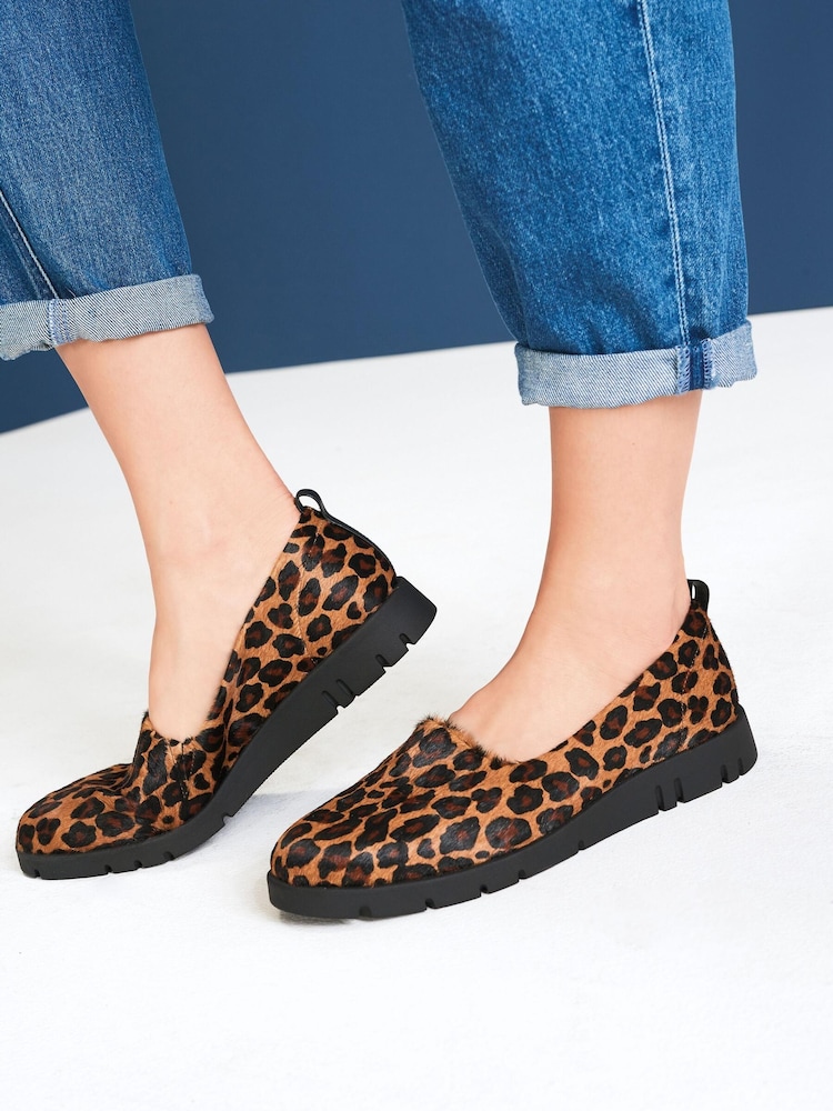 Animal Leather Forever Comfort® Motion Flex Slip-On Shoes - Image 1 of 5