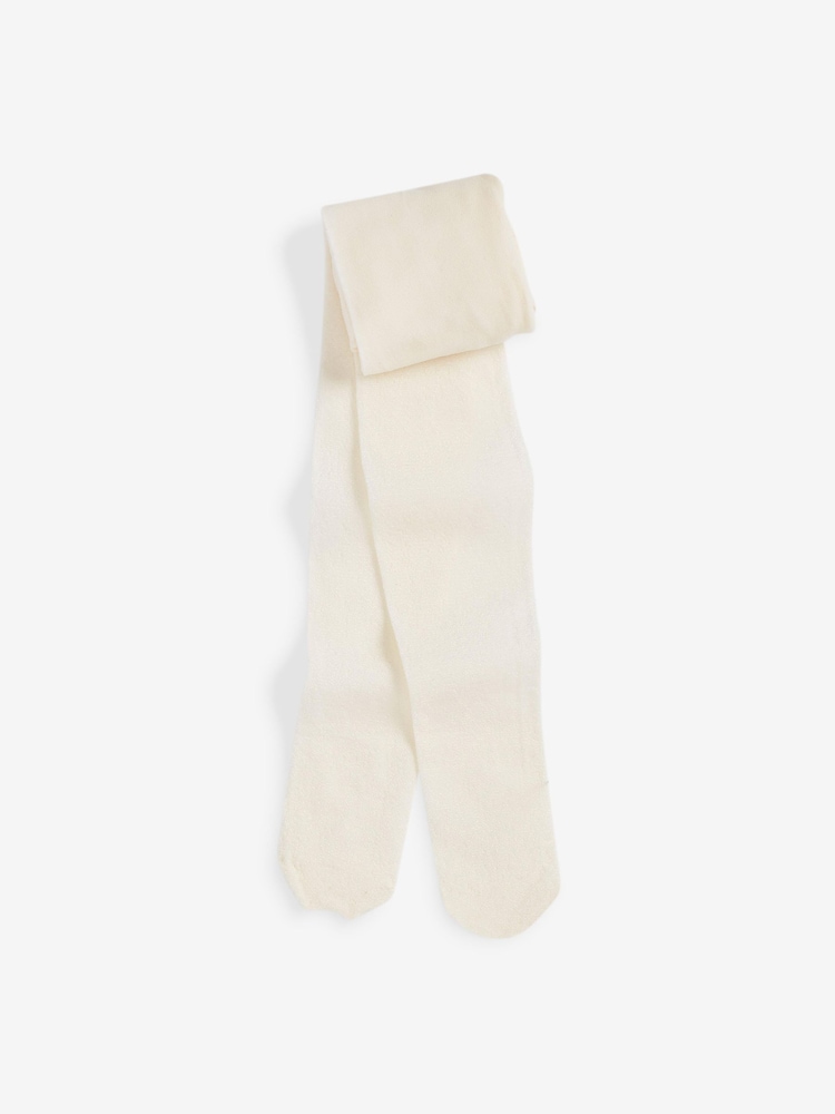 Ecru Bridesmaid Flower Girl Sparkle Single Pack Tights - Image 1 of 1