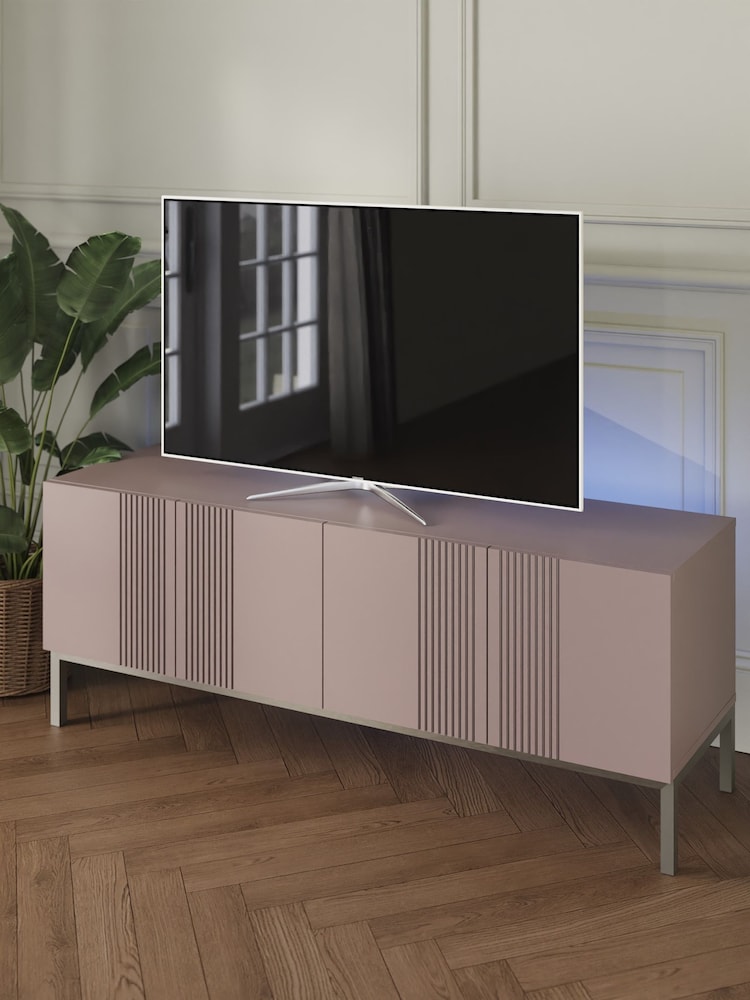 Frank Olsen Mulberry Iona 4 Door Large TV Unit with Smart Feature - Image 1 of 6