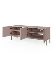Frank Olsen Mulberry Iona 4 Door Large TV Unit with Smart Feature - Image 10 of 11