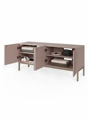 Frank Olsen Mulberry Iona 4 Door Large TV Unit with Smart Feature - Image 11 of 11