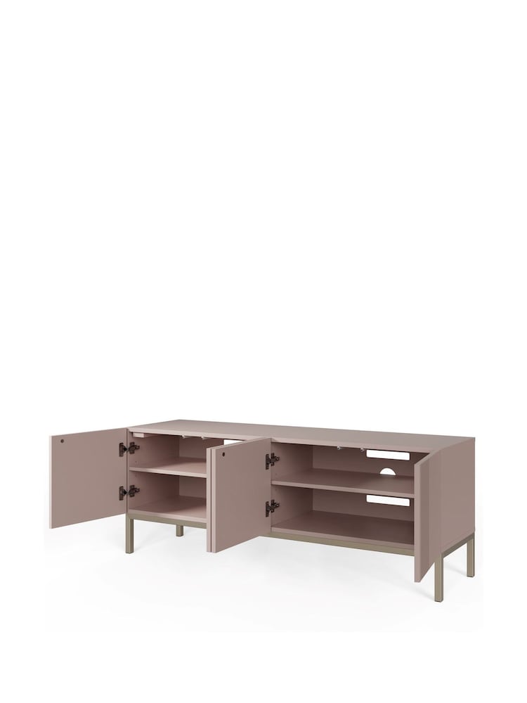 Frank Olsen Mulberry Iona 4 Door Large TV Unit with Smart Feature - Image 6 of 6