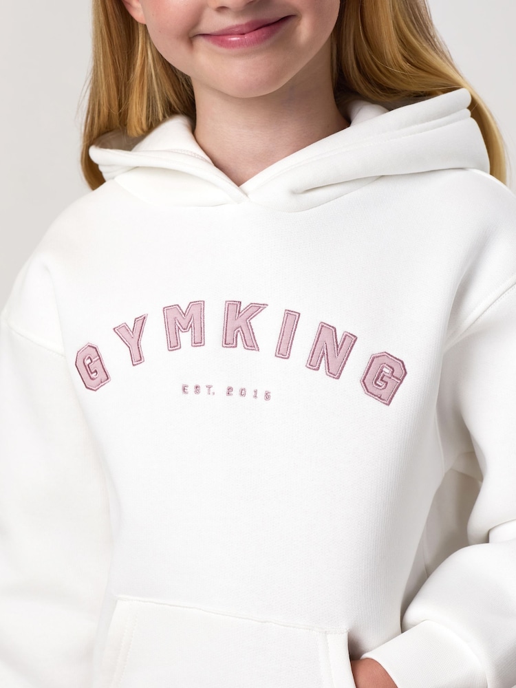 Gym King Cream Shadow Oversized Hoodie - Image 4 of 4