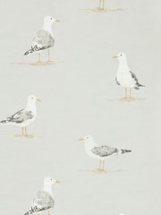 Sanderson Home Grey Shore Birds 10.05M Wallpaper - Image 1 of 1