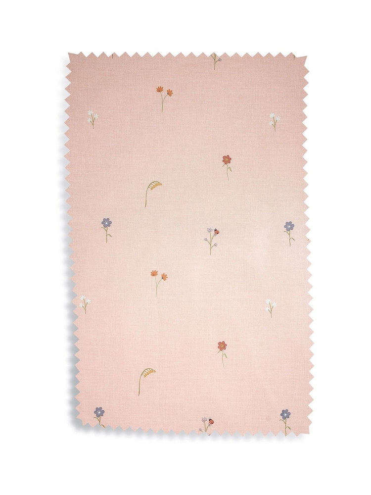 2 Pack Neutral Pink Ditsy Floral Duvet Cover and Pillowcase Set - Image 4 of 5