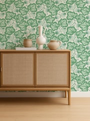 Scion Jade Pomona Poppy Pod 10M Wallpaper - Image 1 of 4