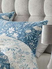 Laura Ashley Set of 2 Seaspray Parterre 100% Cotton Pillowcases - Image 1 of 2
