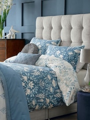 Laura Ashley Set of 2 Seaspray Parterre 100% Cotton Pillowcases - Image 2 of 2