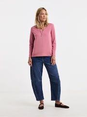 JD Williams Purple The V-Neck Long Sleeve Tops 3 Pack - Image 2 of 4