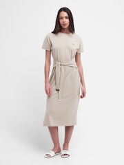 Barbour® International Whitson Stretch Cotton Midi Dress - Image 1 of 7
