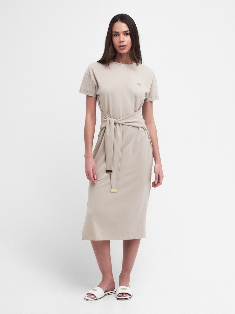 Barbour® International Whitson Stretch Cotton Midi Dress - Image 1 of 7