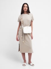 Barbour® International Whitson Stretch Cotton Midi Dress - Image 3 of 7