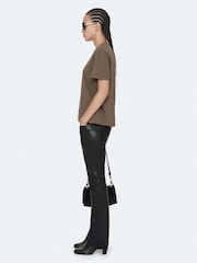 AllSaints Brown Addi T-Shirt - Image 7 of 8