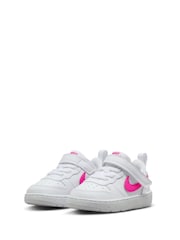 Бело-розовый - низкие кроссовки для малышей Nike Court Borough Recraft - Image 3 of 7
