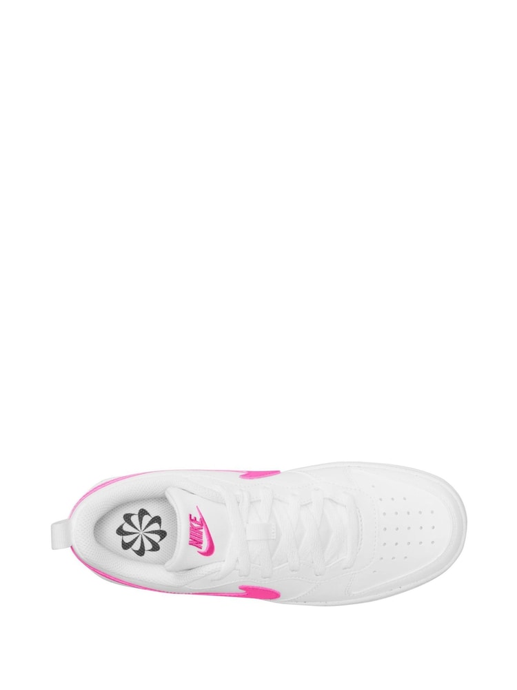 Rose/Blanc - Baskets Nike Youth Court Borough Low Recraft - Image 3 of 4