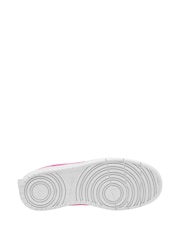 Nike Pink/White Youth Court Borough Low Recraft Trainers - Image 4 of 4
