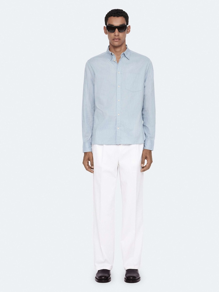 AllSaints Aston Wide Chino Trousers - 7суретінің 1 суреті AllSaints Aston Wide Chino Trousers - 7суретінің 1 суреті