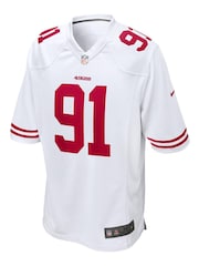 Nike White NFL San Francisco 49ers Game Road Jersey - Arik Armstead - Image 2 of 3