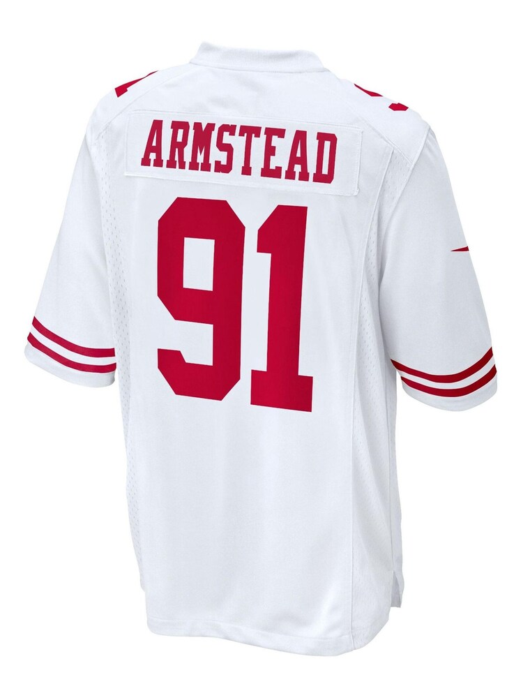 Nike White NFL San Francisco 49ers Game Road Jersey - Arik Armstead - Image 3 of 3