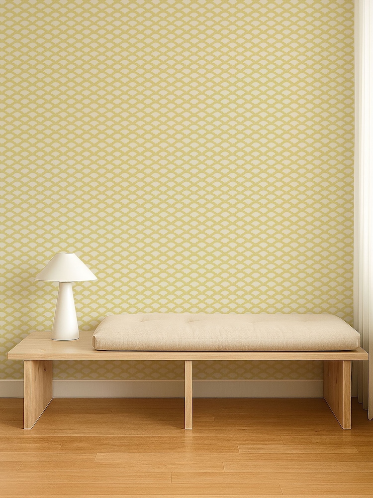 Scion Buttercup Pomona Scallop Frill 10M Wallpaper - Image 2 of 4 Scion Buttercup Pomona Scallop Frill 10M Wallpaper - Image 2 of 4