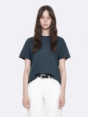 AllSaints Blue Addi T-Shirt - Image 1 of 8