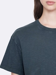 AllSaints Blue Addi T-Shirt - Image 4 of 8