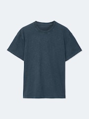 AllSaints Blue Addi T-Shirt - Image 8 of 8