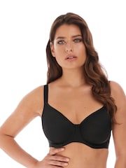 Fantasie Black Non Pad Balcony Smoothing Underwire Seamless Bra - Image 3 of 4
