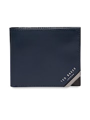 Ted Baker Blue Korning Leather Bifold Wallet - Image 1 of 4