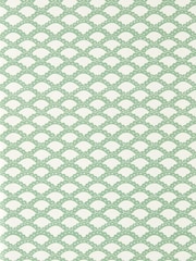 Scion Jade Pomona Scallop Frill 10M Wallpaper - Image 1 of 4