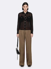 Атласные брюки Allsaints Leonie - Изображение 1 8