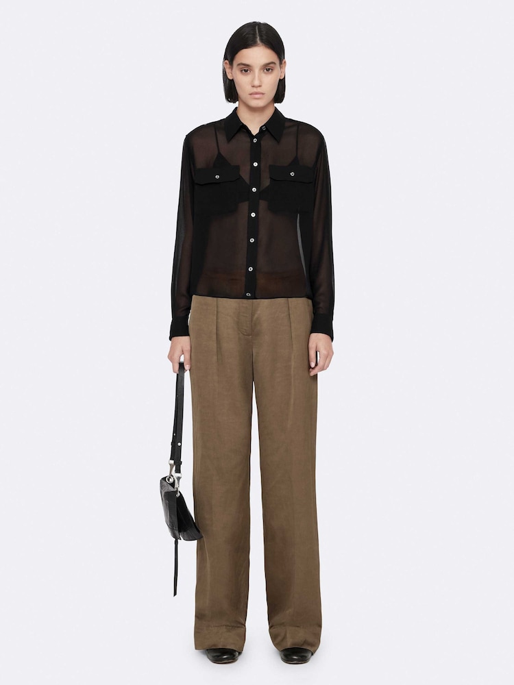 Атласные брюки Allsaints Leonie - Изображение 1 8