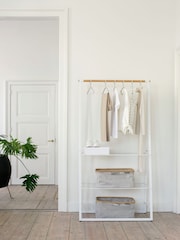Brabantia White Large Linn Clothes Rail And Storage Unit - Image 1 of 4
