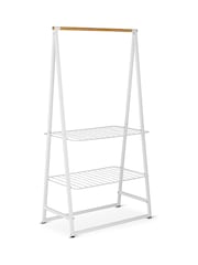 Brabantia White Large Linn Clothes Rail And Storage Unit - Image 3 of 4