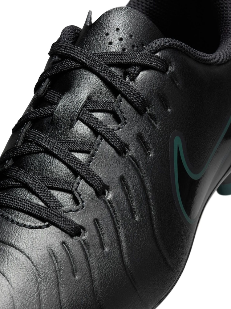 Noir/Vert - Nike Kids Tiempo Legend 10 Club Multi Ground Football Boots - Image 10 of 12