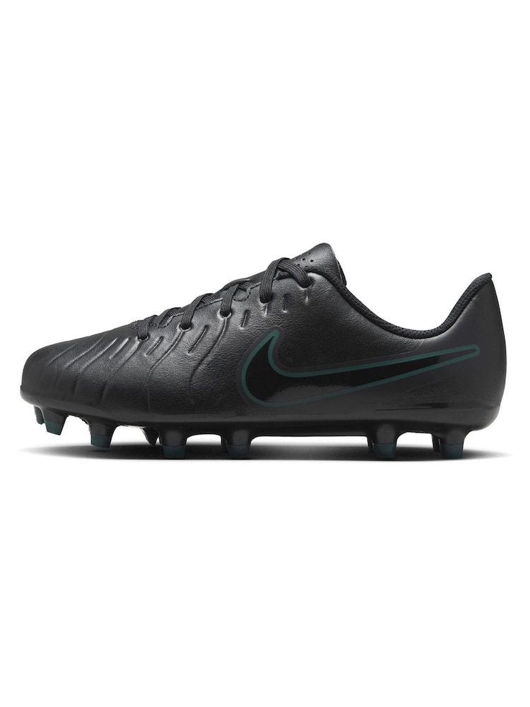 Nike Black/Green Kids Tiempo Legend 10 Club Multi Ground Football Boots - Image 2 of 12