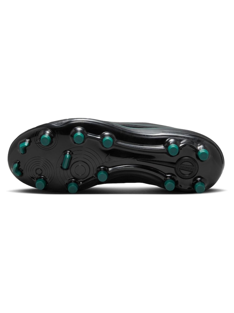 Noir/Vert - Nike Kids Tiempo Legend 10 Club Multi Ground Football Boots - Image 8 of 12