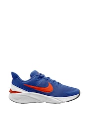 Nike Bright Blue Youth Star Runner 4 Trainers - Image 1 of 4