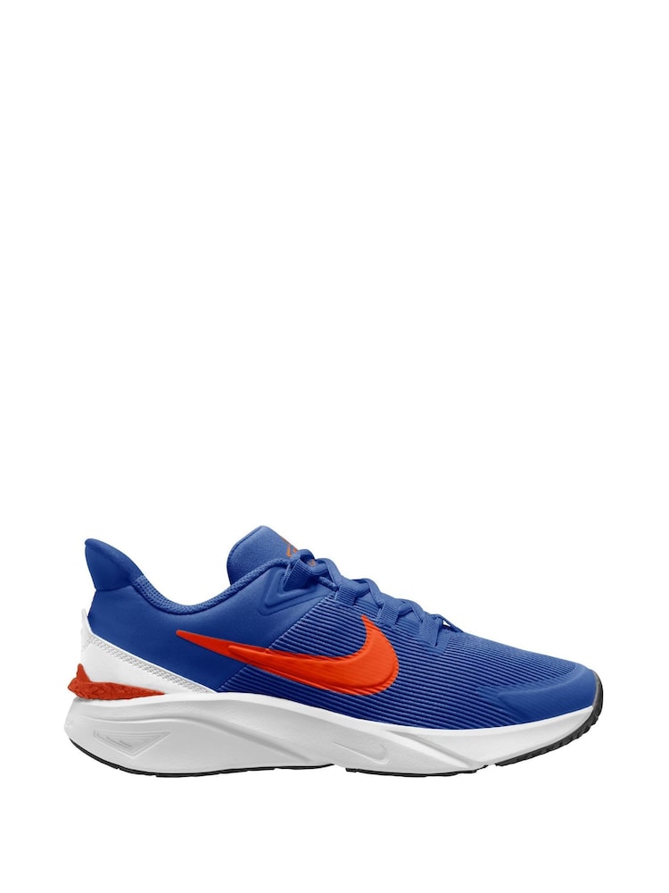 Nike Bright Blue Youth Star Runner 4 Trainers - Image 1 of 4