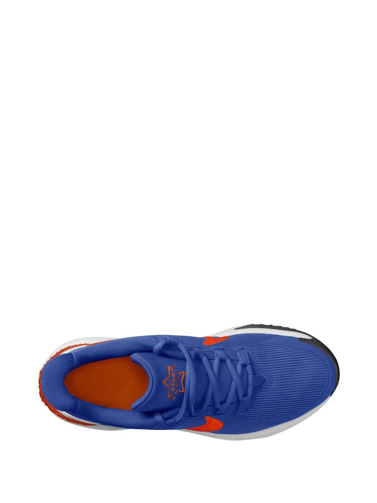 Nike Bright Blue Youth Star Runner 4 Trainers - Image 3 of 4