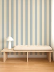 Scion Cornflower Pomona Central Stripe 10M Wallpaper - Image 3 of 4