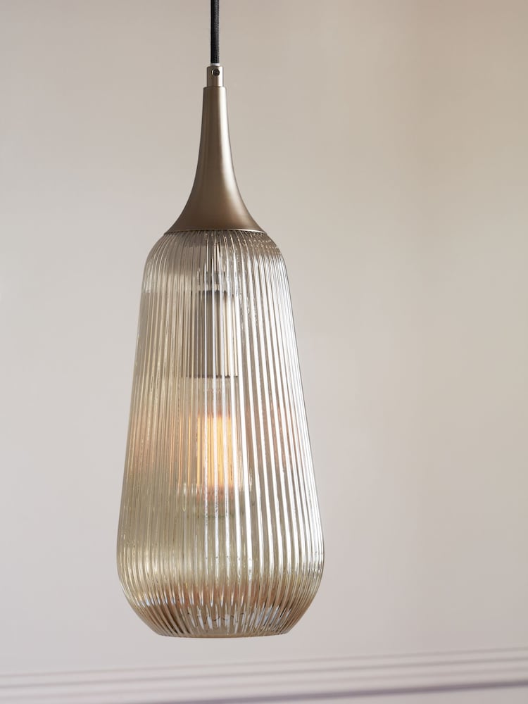 Champagne Gold Hertford Pendant Ceiling Light - Image 1 of 5
