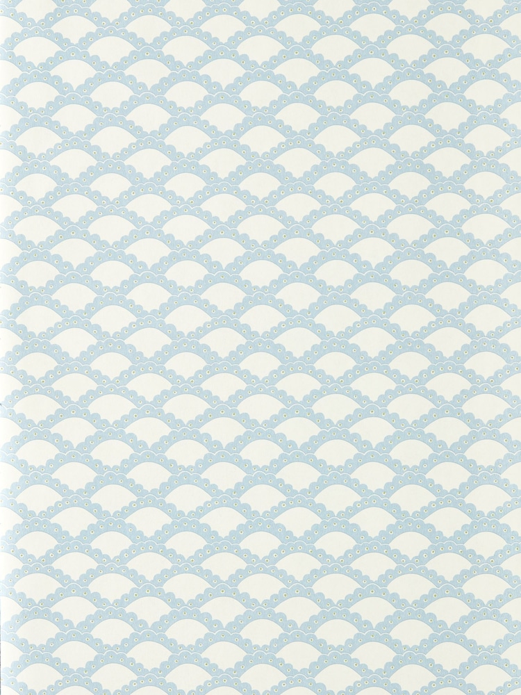Scion Cornflower Pomona Scallop Frill 10M Wallpaper - Image 4 of 4 Scion Cornflower Pomona Scallop Frill 10M Wallpaper - Image 4 of 4