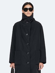 AllSaints Black Darcie Puffer Coat - Image 1 of 8