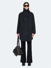 AllSaints Black Darcie Puffer Coat - Image 3 of 8