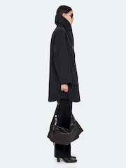 AllSaints Black Darcie Puffer Coat - Image 5 of 8